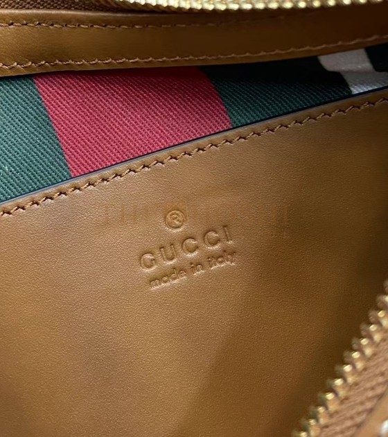 Gvc*1 GG Emblem Fall Collection Beige Ebony GG Canvas Shoulder Bag 22*14*8cm Master Quality