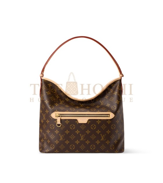 L0vis Vuuitton LV Shoulder Bag Brown Monogram Canvas M27335(34.5*13*26cm) Master Quality