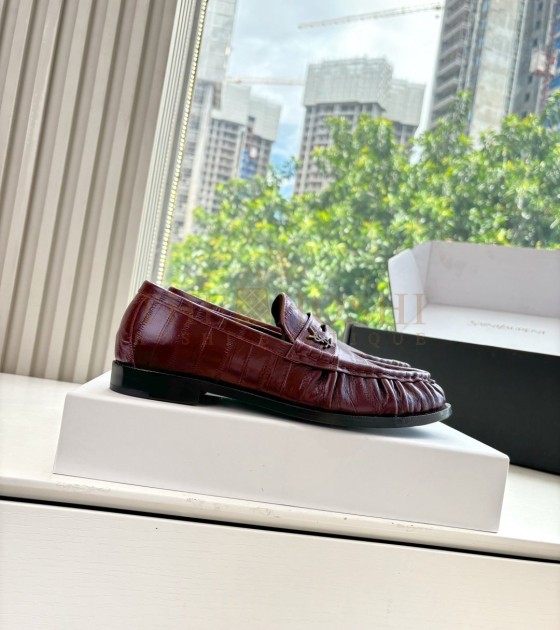 Sa1nt Lau*nt Y51 Logo Le Loafers Red  Master Quality