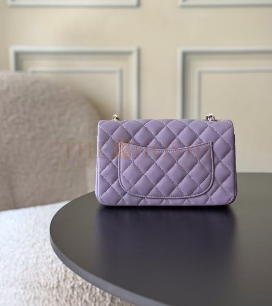 Ch**el Classic Flap Small Bag Lambskin Purple Size 20cm Master Quality