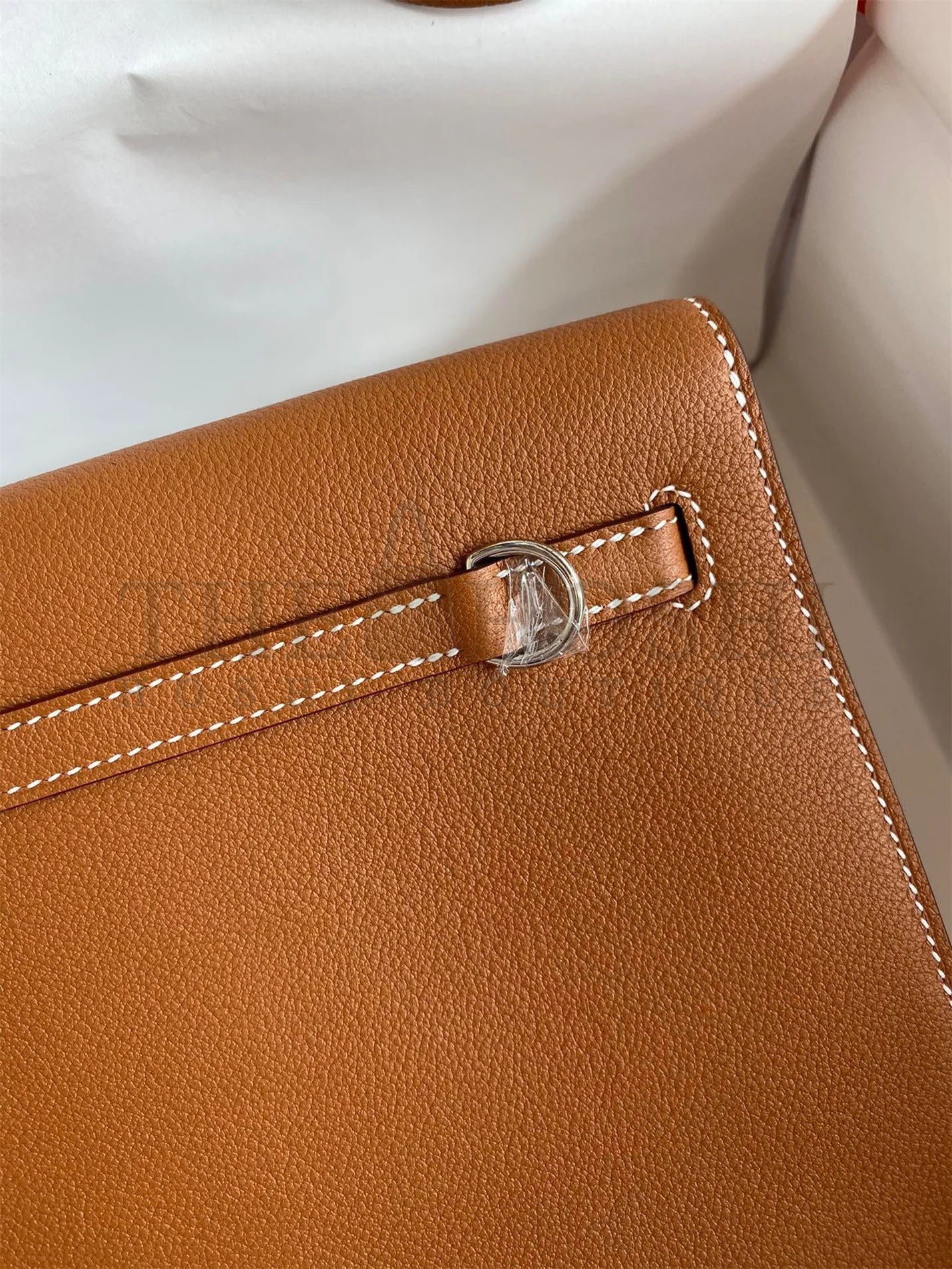 H**me5 Kelly Danse II Handmade Bag In Gold Evercolor Calfskin Master Quality