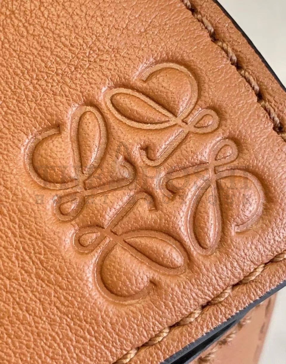 L0ew* Mini Puzzle Bag In Brown Calfskin Leather Master Quality