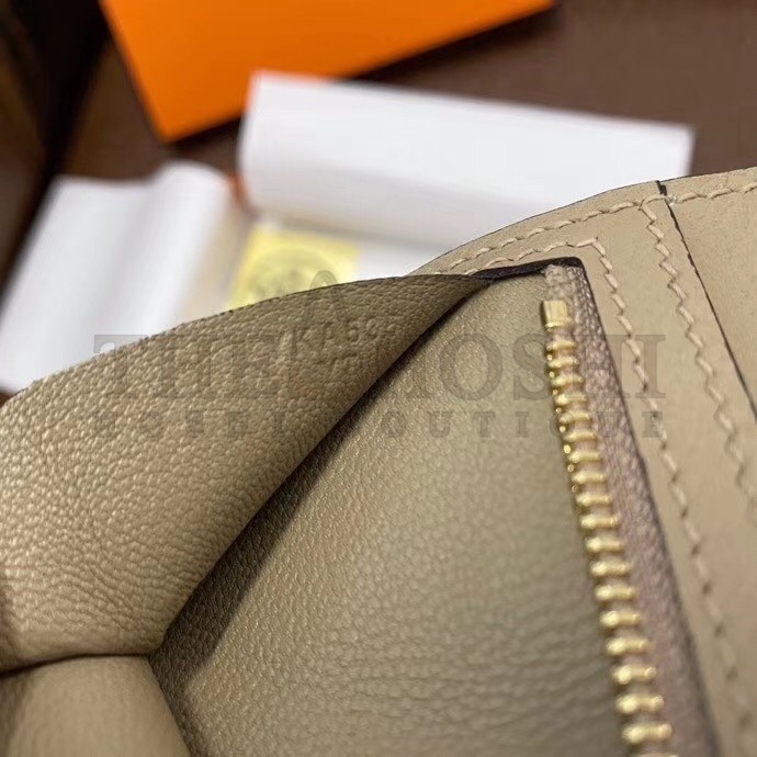 H**me5 Bearn Compact Wallet In Trench Epsom Leather Master Quality