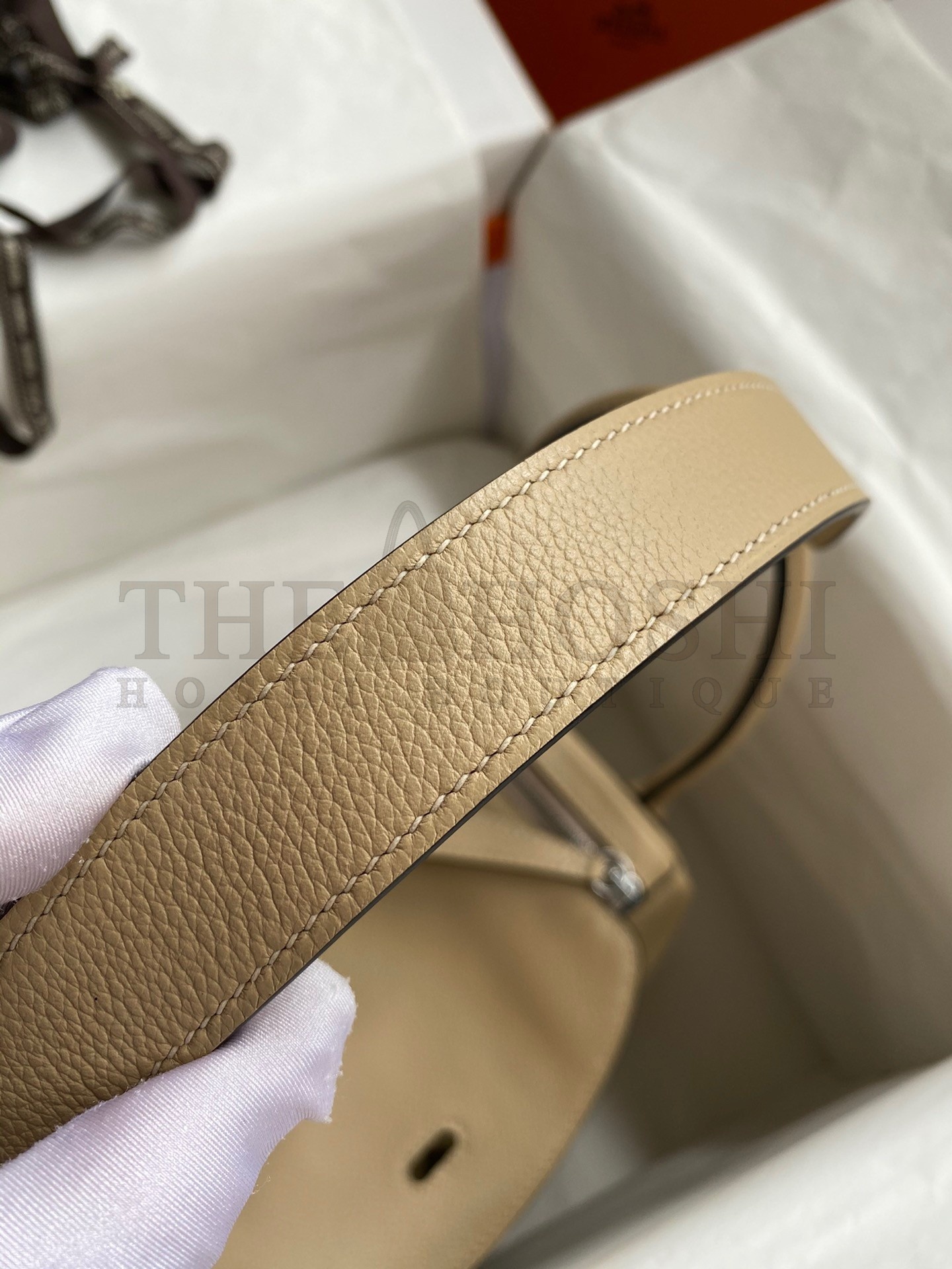 H**me5 Lindy 26 Handmade Bag In Trench Evercolor Leather Master Quality