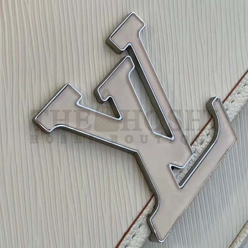 L0vis Vvtt0n LV Women Buci Crossbody White Epi Grained Smooth Cowhide Leather Master Quality