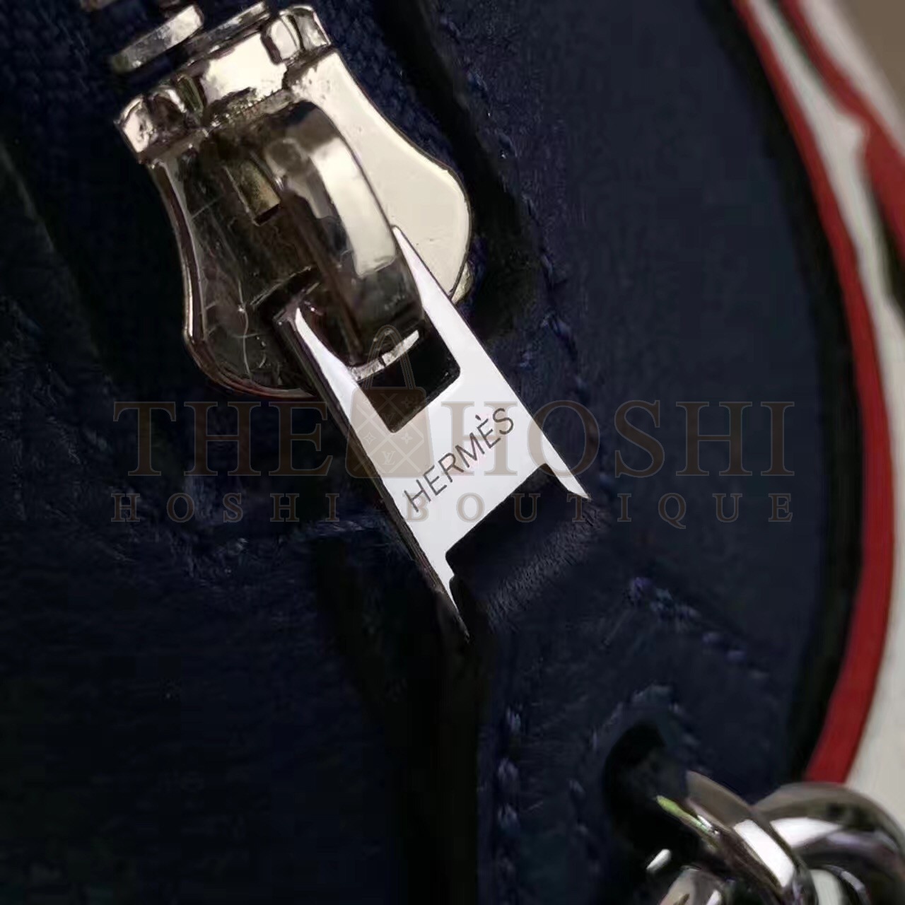 H**me5 Shark Bolide 45cm Bag In Blue Calfskin Master Quality