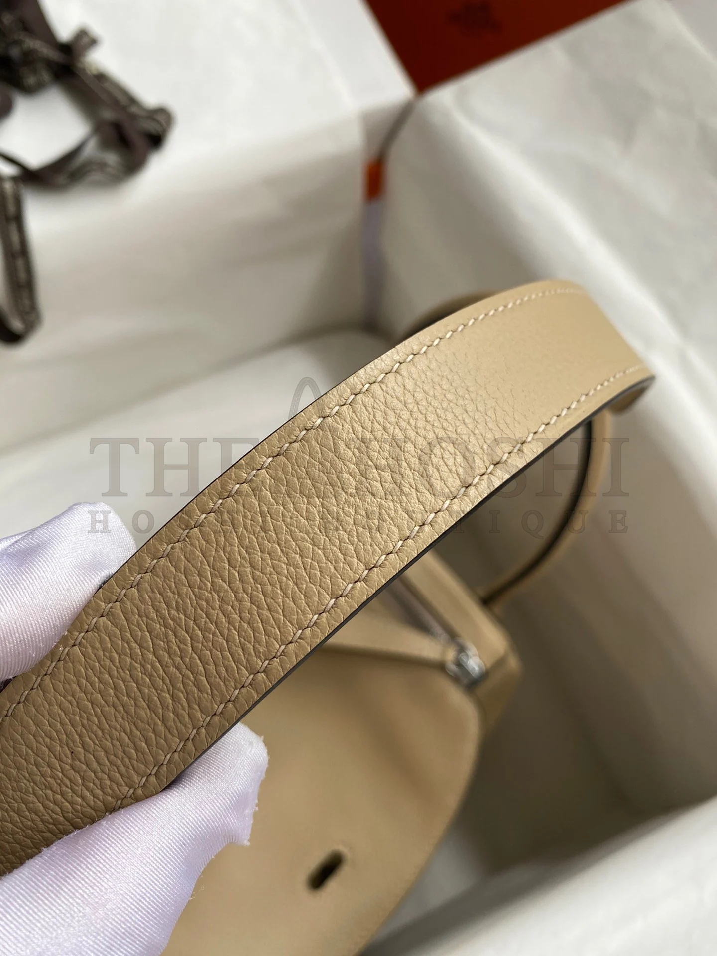 H**me5 Lindy 26 Handmade Bag In Trench Clemence Leather Master Quality