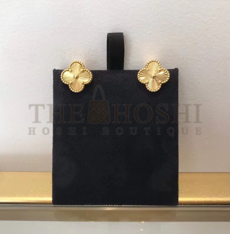 V*n Cl**f Earrings Dupe, Clover Stud Earrings, Vintage Alhambra earrings Dupe Master Quality