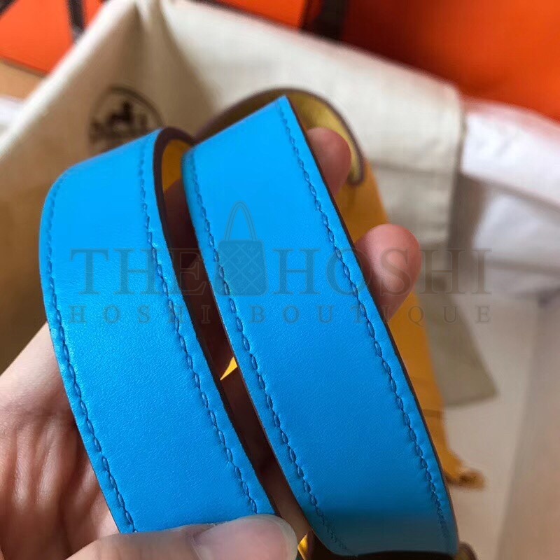 H**me5 Bicolor Picotin Lock PM 18cm Yellow Bag Master Quality