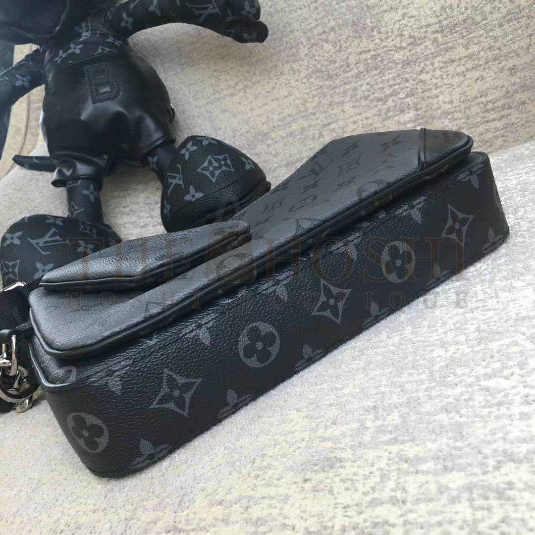 L0vis Vvtt0n LV Men Trio Messenger Bag Monogram Eclipse Canvas Master Quality