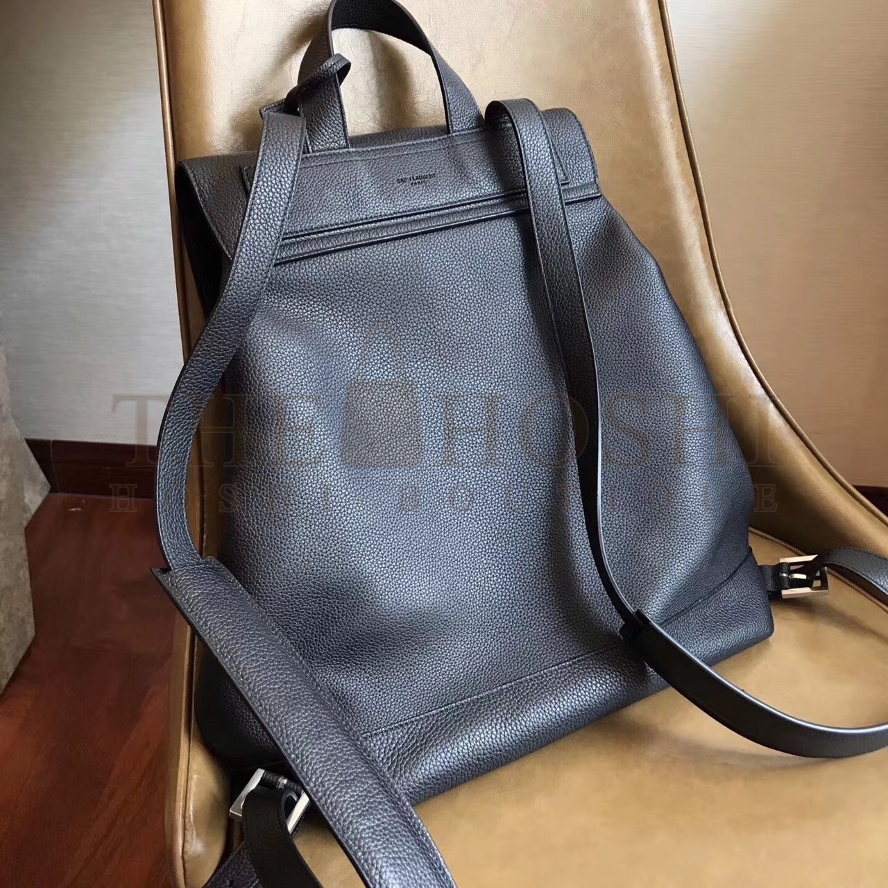 Sa1nt Lau*nt Black Sac De Jour Souple Backpack Master Quality