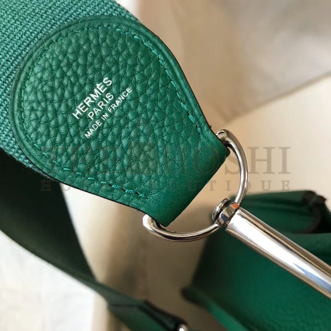 H**me5 Evelyne III 29 Bag In Vert Vertigo Clemence Leather Master Quality