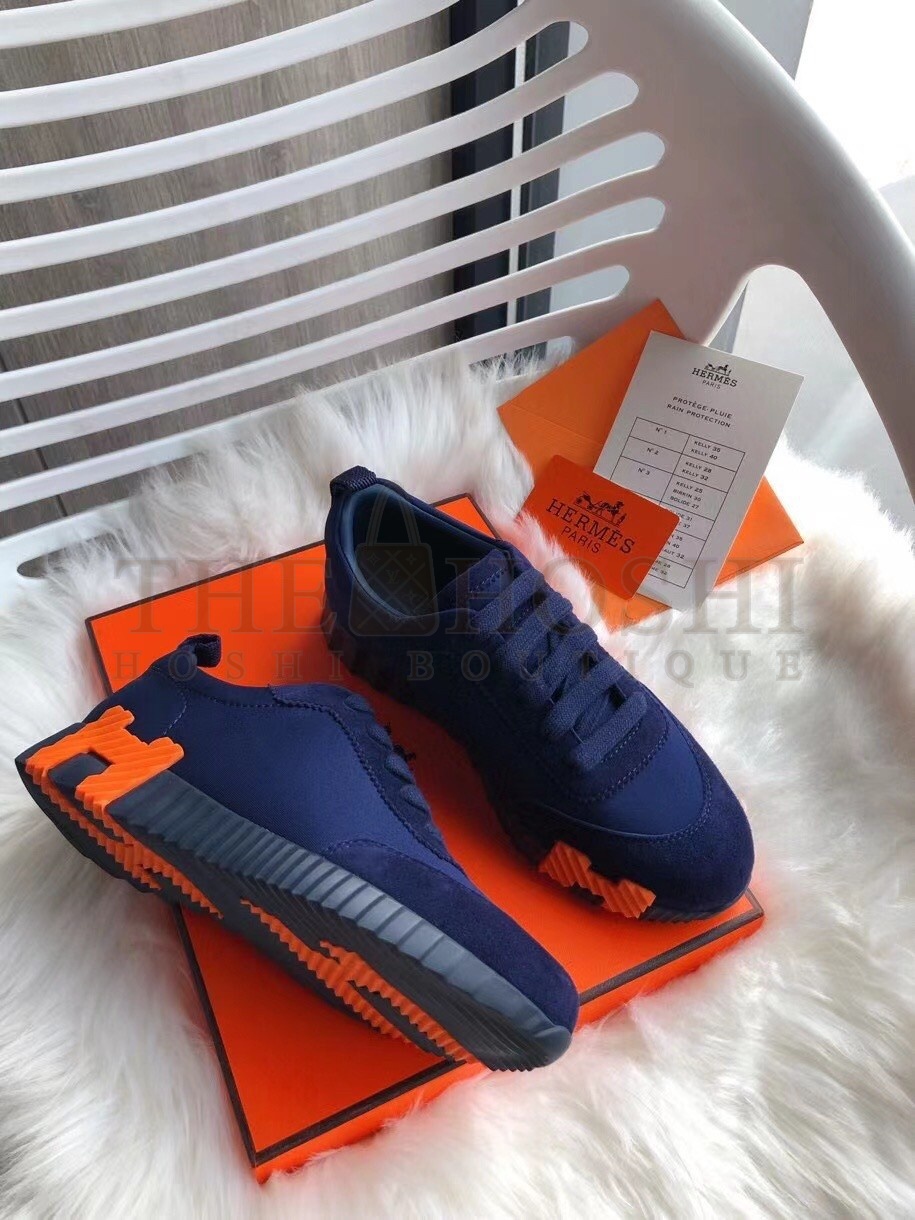 H**me5 Bouncing Sneakers In Blue Canvas Master Quality