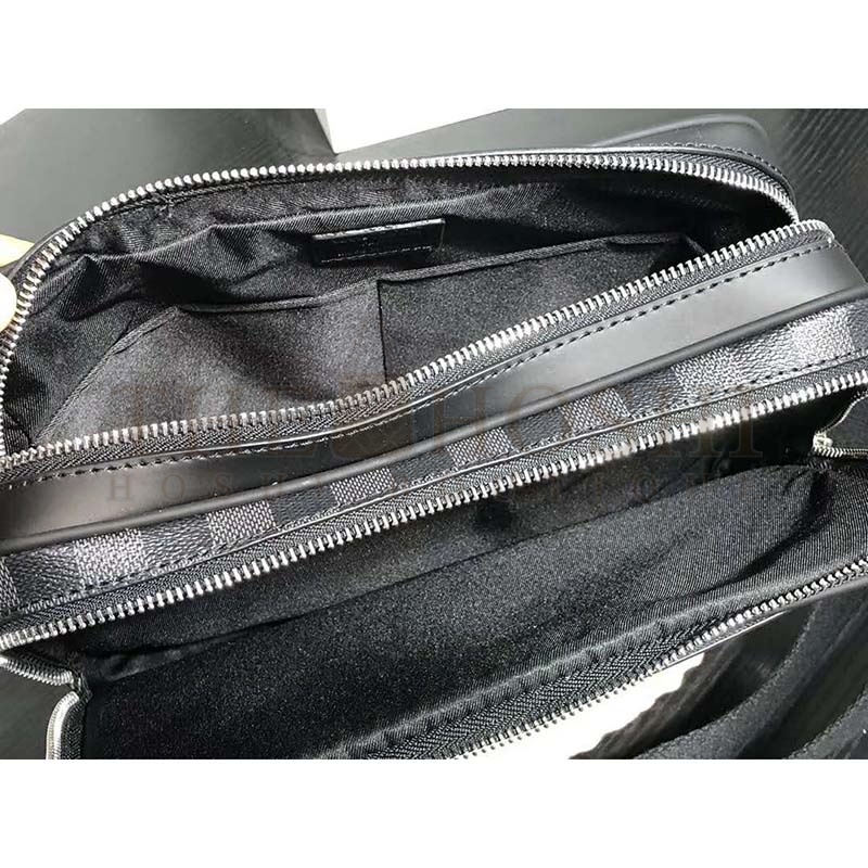 L0vis Vvtt0n LV Men Trocadero Messenger Bag Damier Graphite Canvas Master Quality
