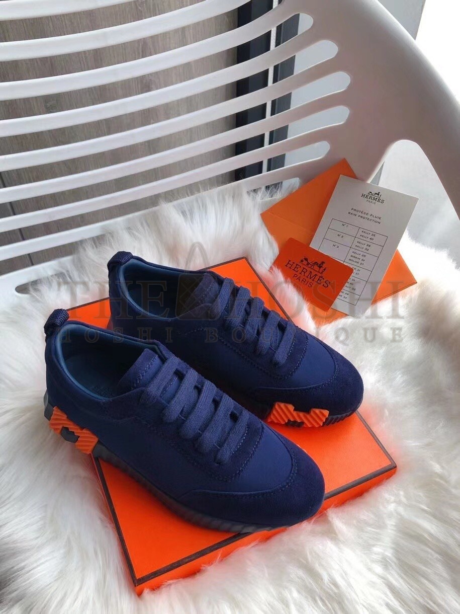 H**me5 Bouncing Sneakers In Blue Canvas Master Quality