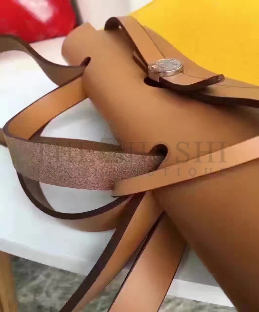 H**me5 Herbag Zip PM 31cm Bag In Yellow Canvas Master Quality