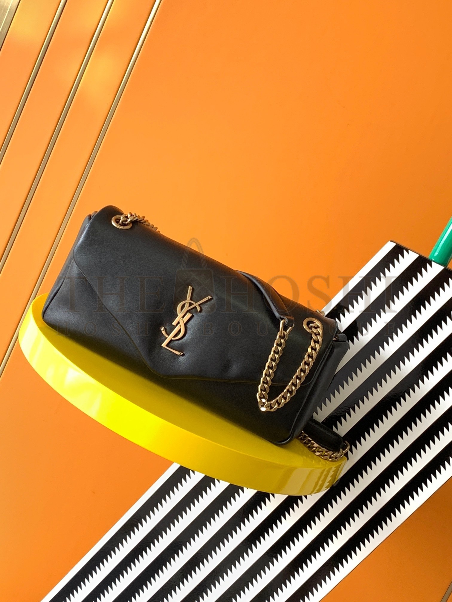 Sa1nt Lau*nt Calypso Shoulder Bag In Black Lambskin Master Quality