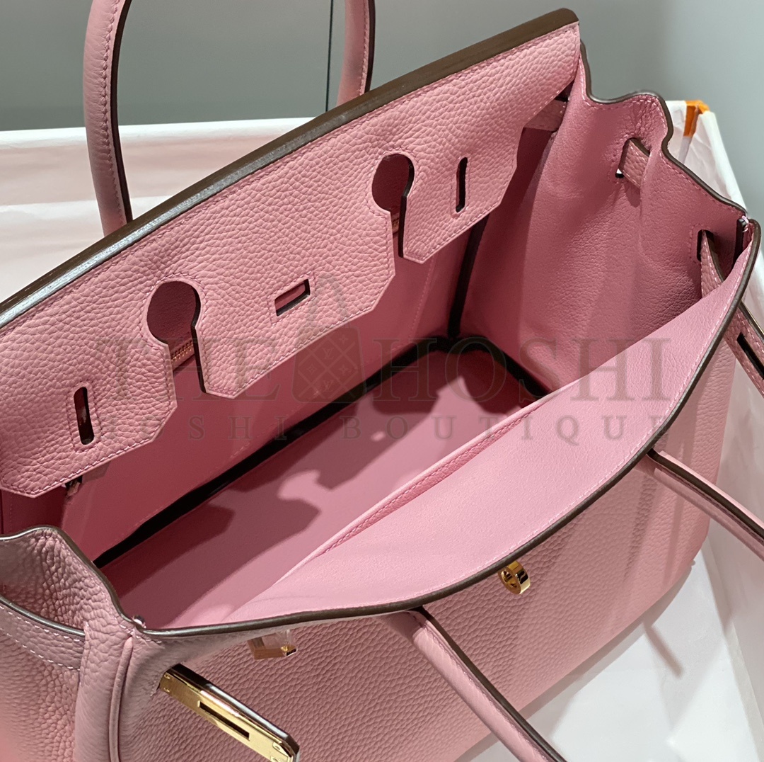 H**me5 Pink Birkin 30cm Epsom Handmade Bag Master Quality
