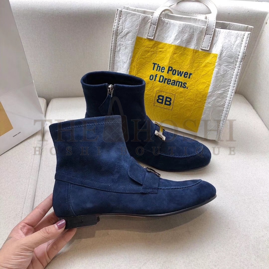 H**me5 Blue Saint Honore Ankle Boots Master Quality