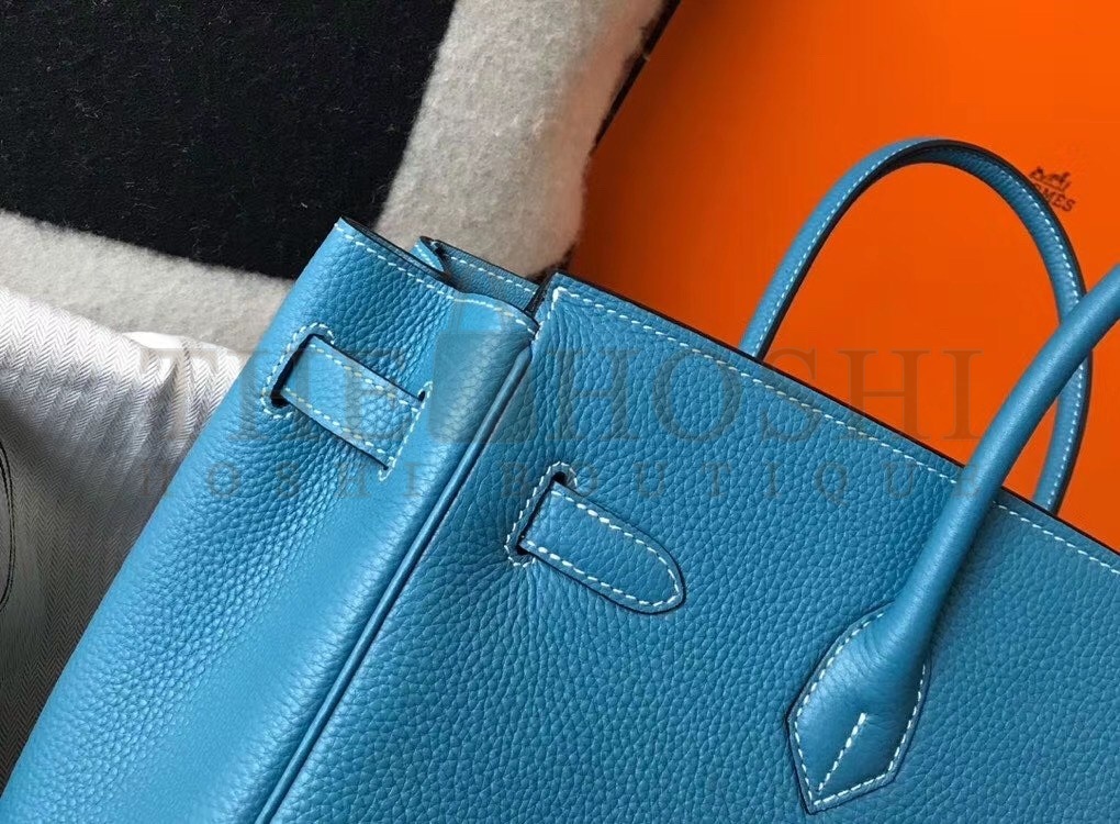 H**me5 Blue Jean Clemence Birkin 35cm Bag Master Quality