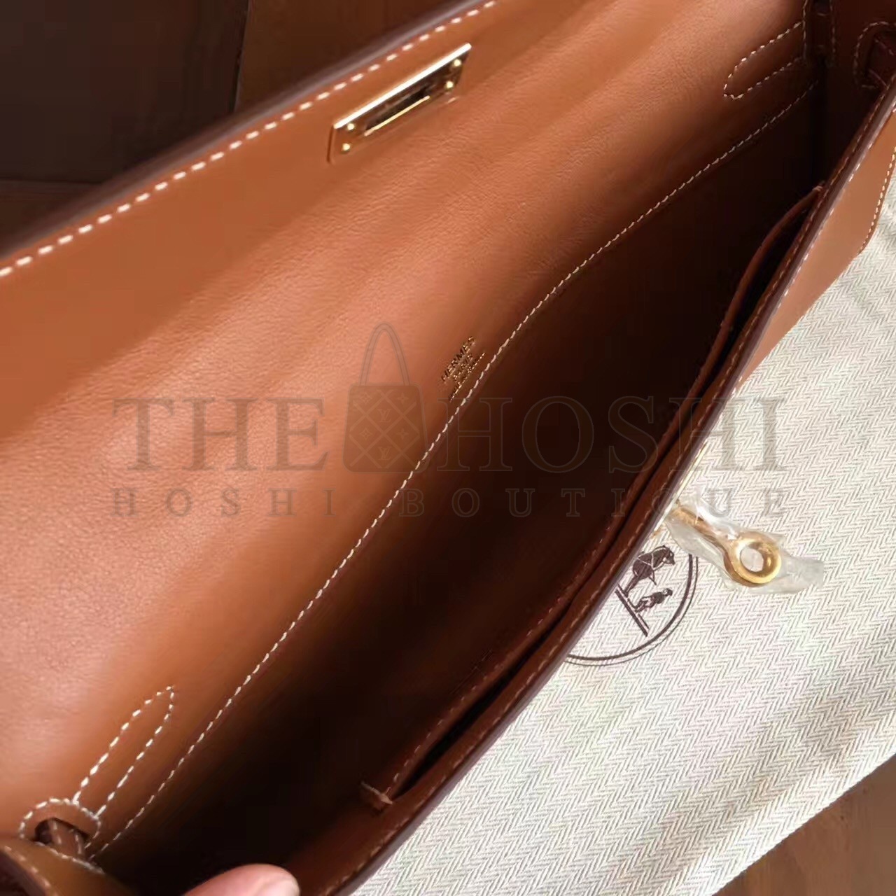 H**me5 Gold Swift Kelly Cut Handmade Bag Master Quality