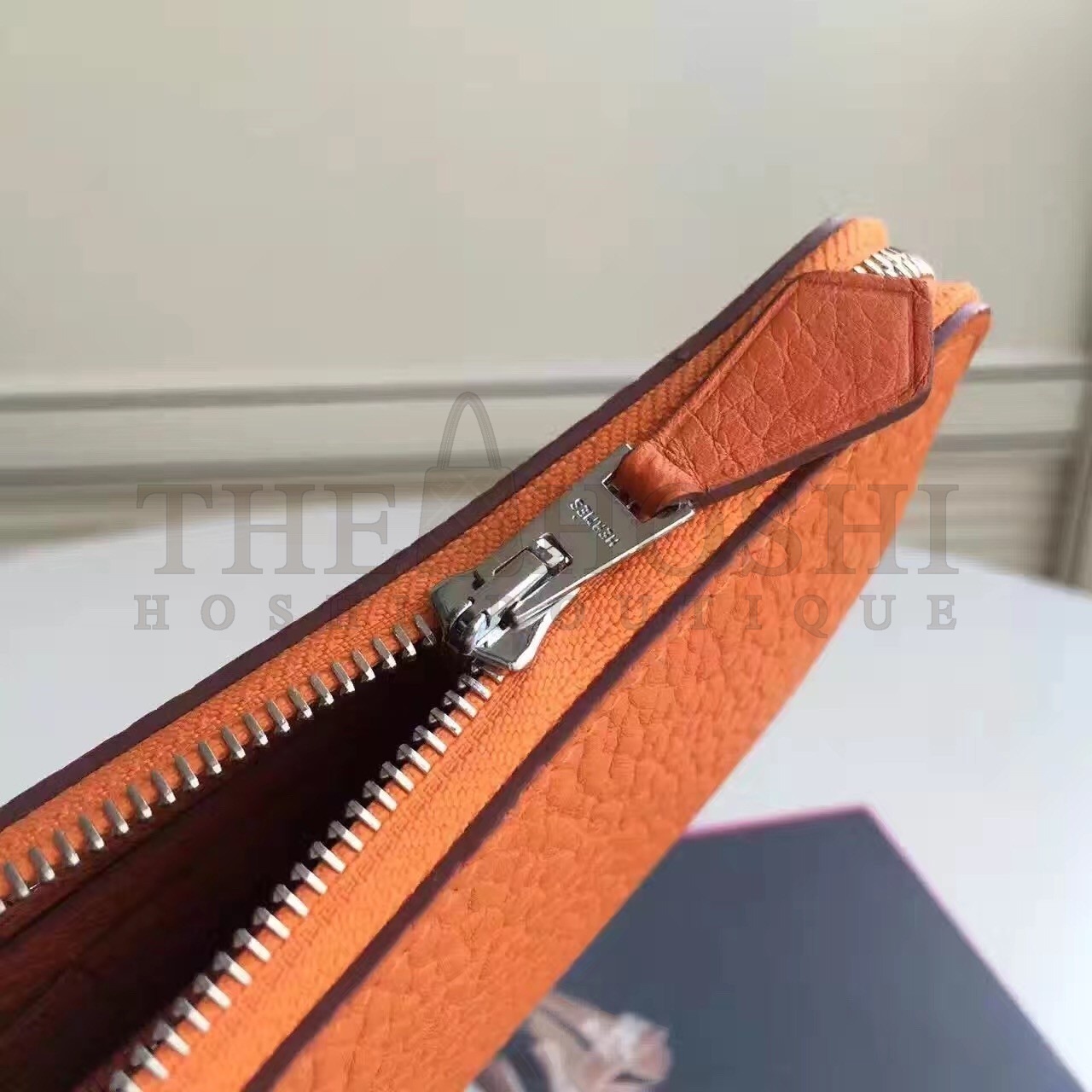 H**me5 Orange Clemence Azap Zipped Wallet Master Quality