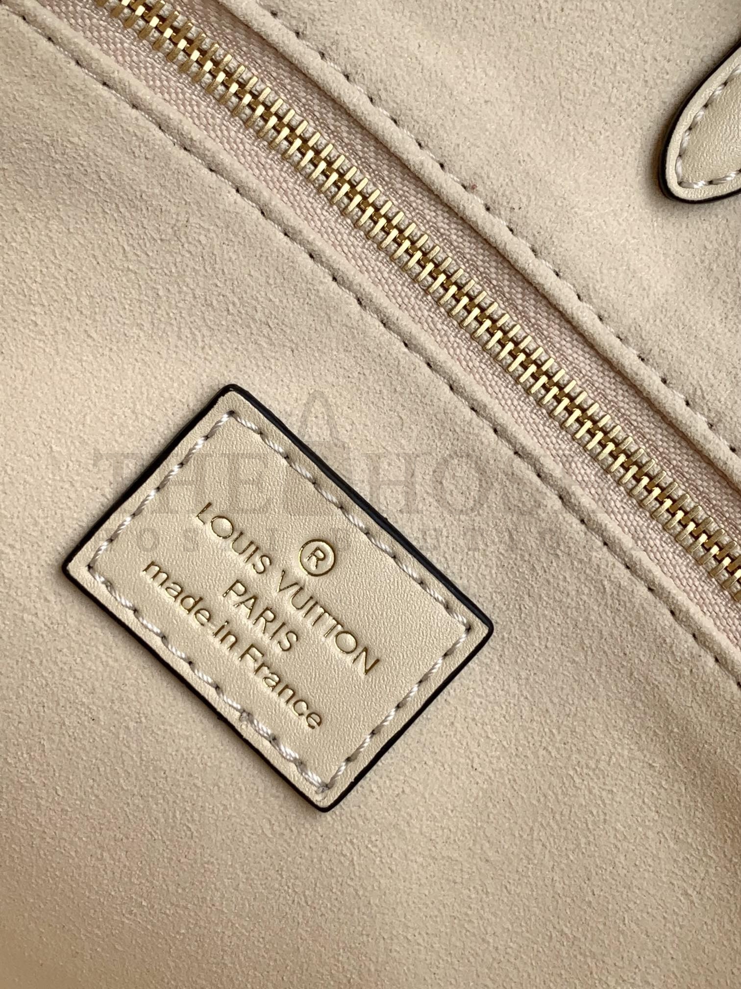 L0vis Vvtt0n LV Women Onthego PM Tote Crème Beige Embossed Grained Cowhide Leather M46569 Master Quality