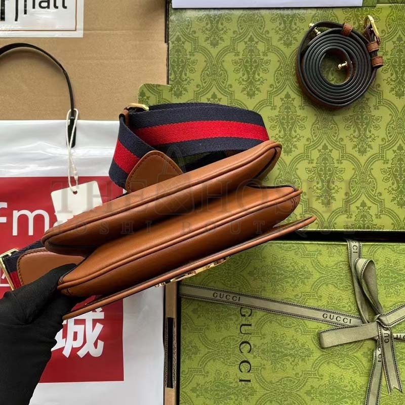 Gvc*1 Women GG Blondie Shoulder Bag Cuir Leather Round Interlocking G Master Quality