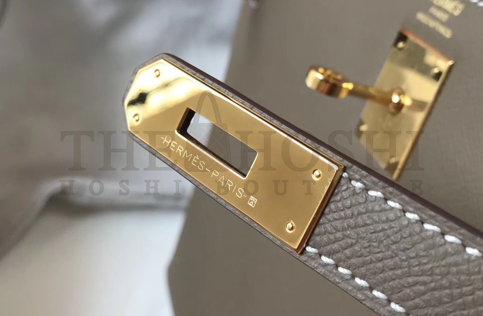 H**me5 Kelly 28cm Sellier Bag In Taupe Epsom Leather Master Quality