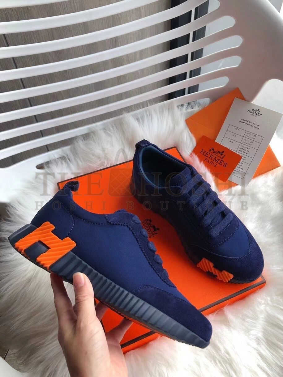 H**me5 Bouncing Sneakers In Blue Canvas Master Quality