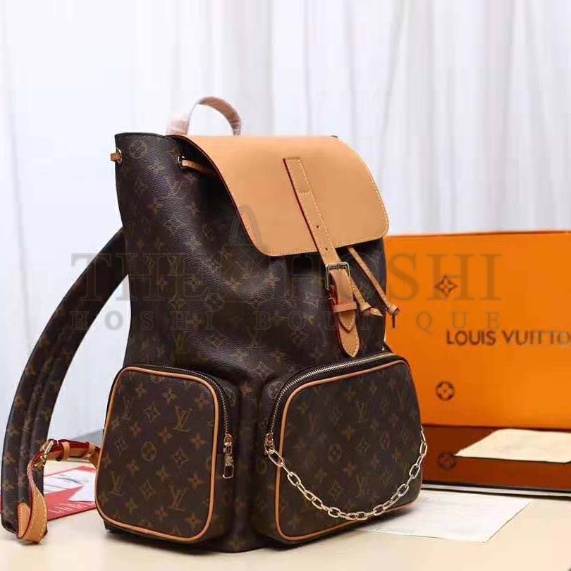L0vis Vvtt0n LV Men Backpack Trio in Monogram Canvas-Brown Master Quality