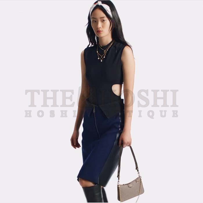 L0vis Vvtt0n LV Women Easy Pouch On Strap Beige Embossed Monogram Empreinte Cowhide Leather Master Quality