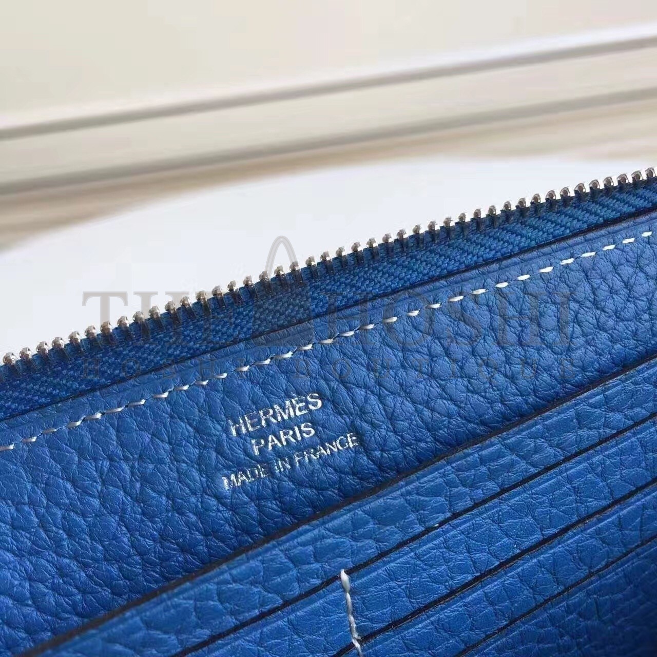 H**me5 Blue Clemence Azap Zipped Wallet Master Quality