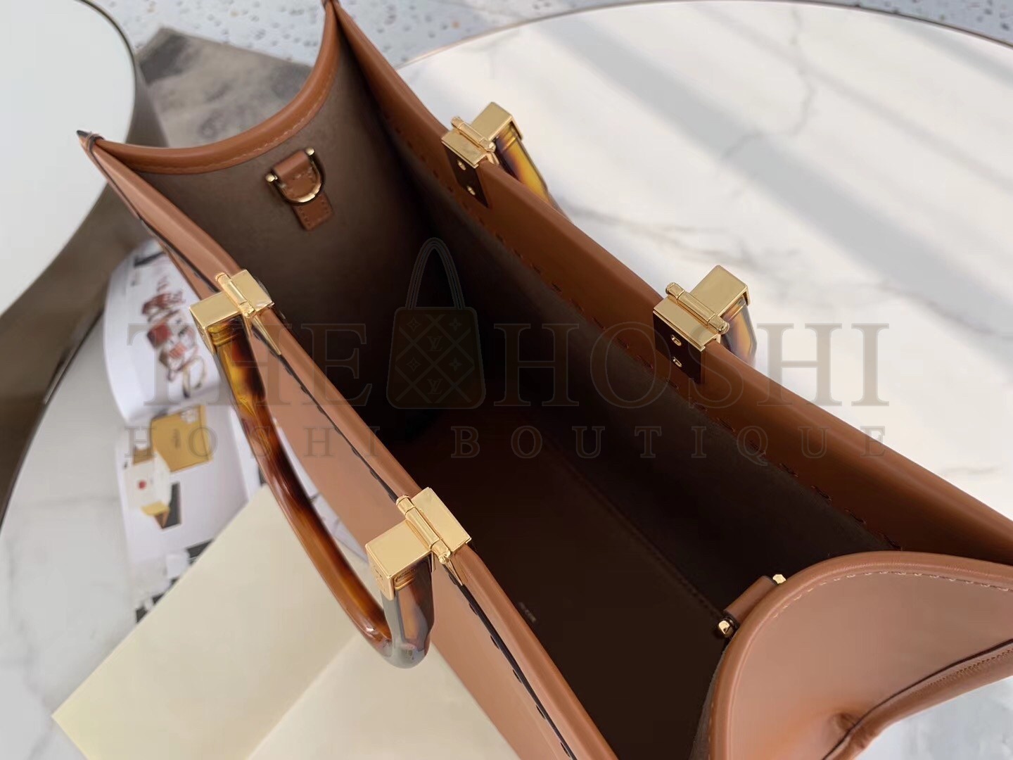 F**di Sunshine Medium Tote Bag In Brown Calfskin Master Quality