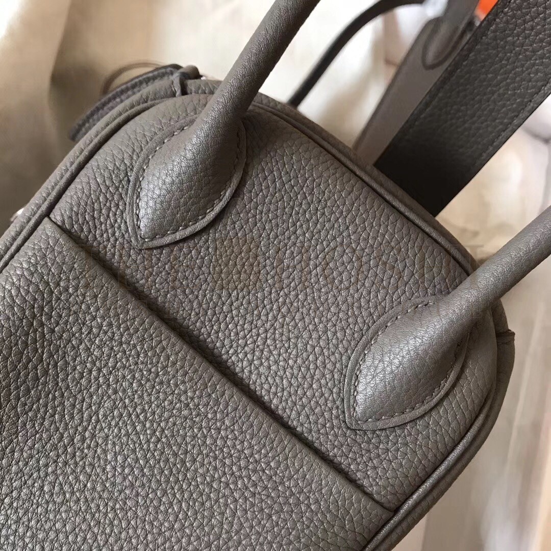 H**me5 Gris Mouette Lindy 26cm Clemence Handmade Bag Master Quality