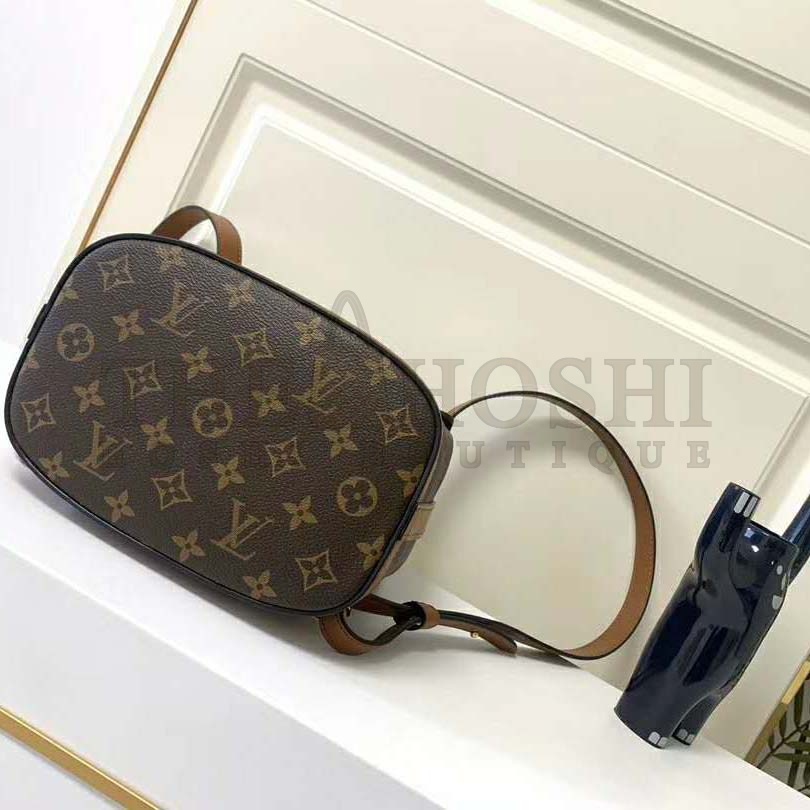 L0vis Vvtt0n LV Women Dauphine Backpack PM Monogram Canvas-Brown Master Quality