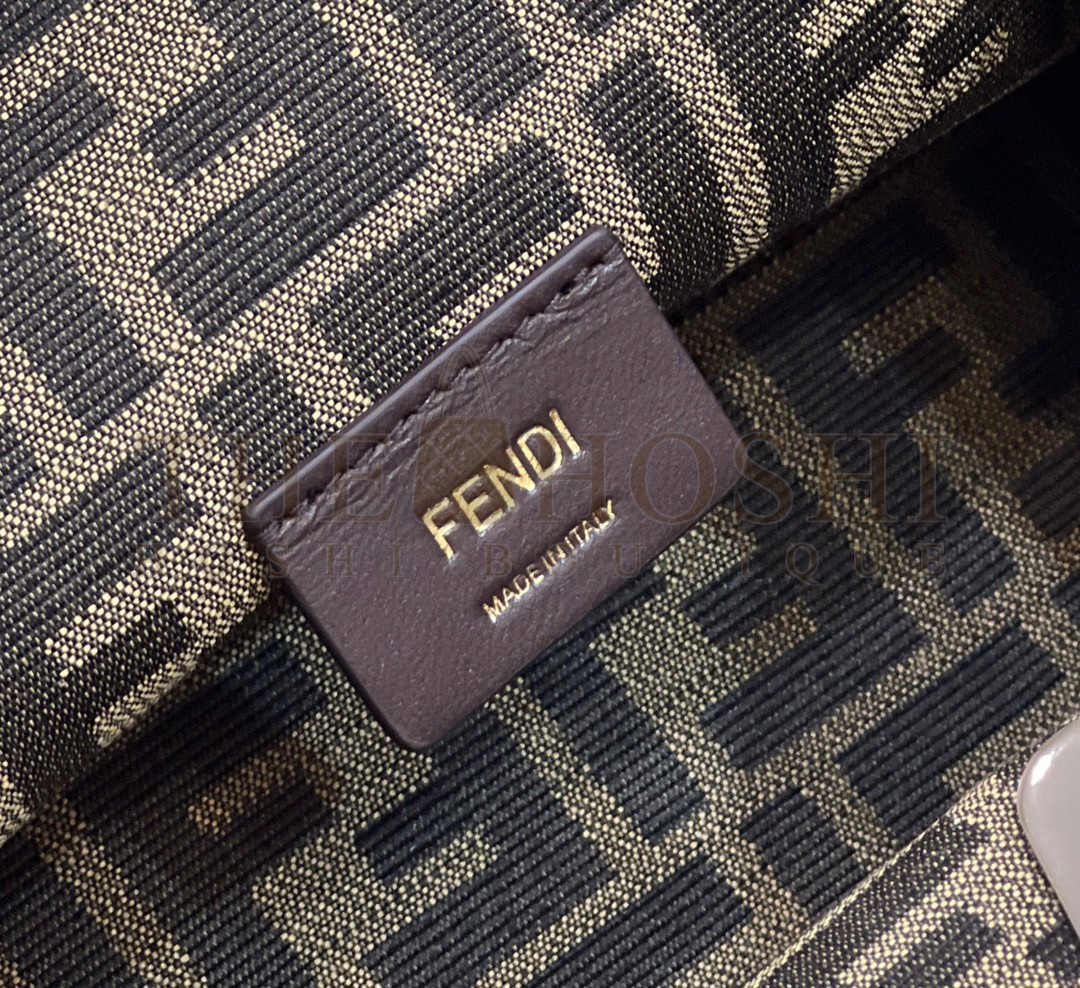 F**di First Small Bag In Silver Laminated Leather Master Quality