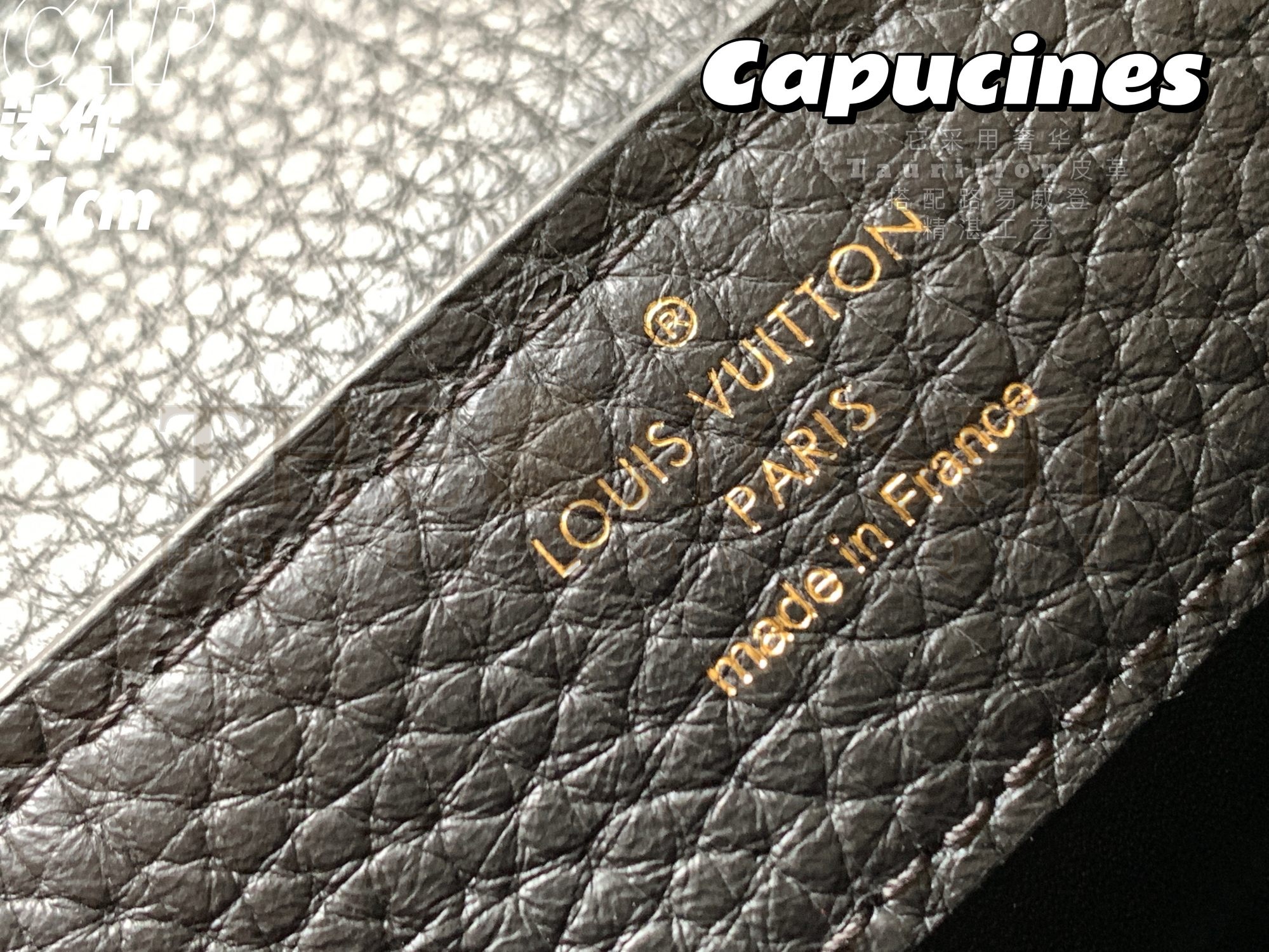 L0vis Vvtt0n LV Women Capucines Mini Handbag Black Taurillon Leather M56669 Master Quality