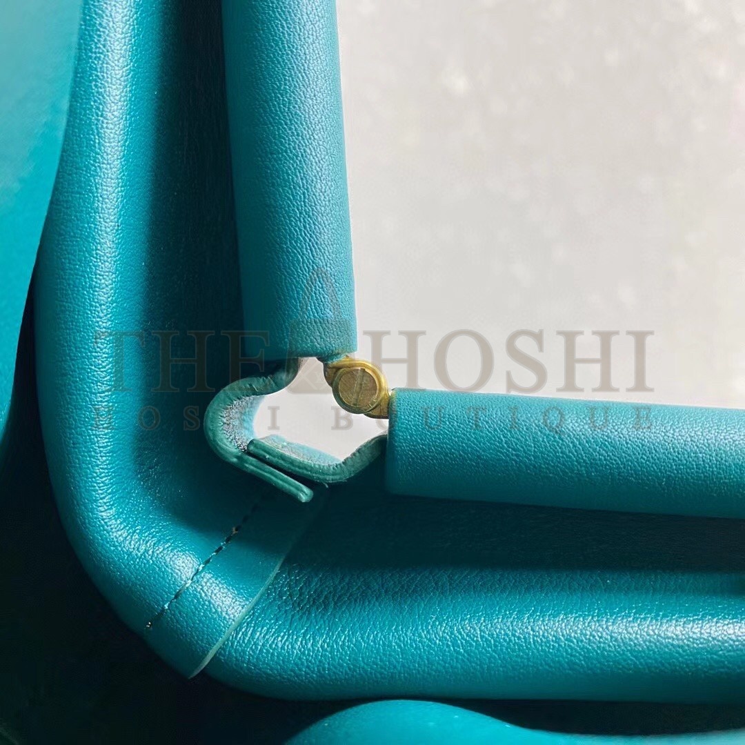 B0tt*ga Ven*ta Small Point Top Handle Bag In Mallard Nappa Leather Master Quality