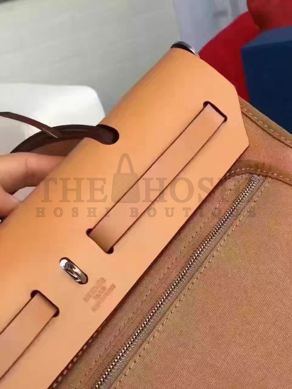H**me5 Herbag Zip PM 31cm Bag In Caramel Canvas Master Quality