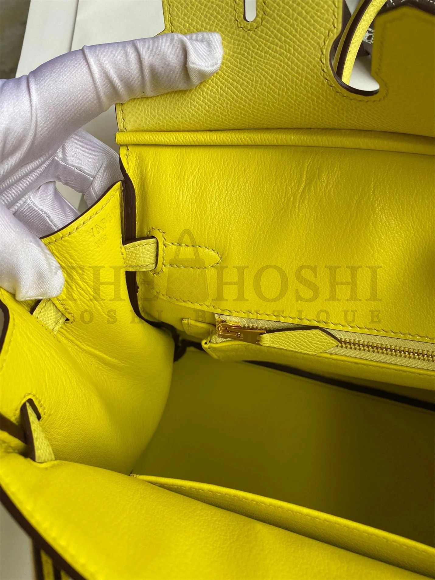 H**me5 Birkin 25 Retourne Handmade Bag In Lime Epsom Calfskin Master Quality