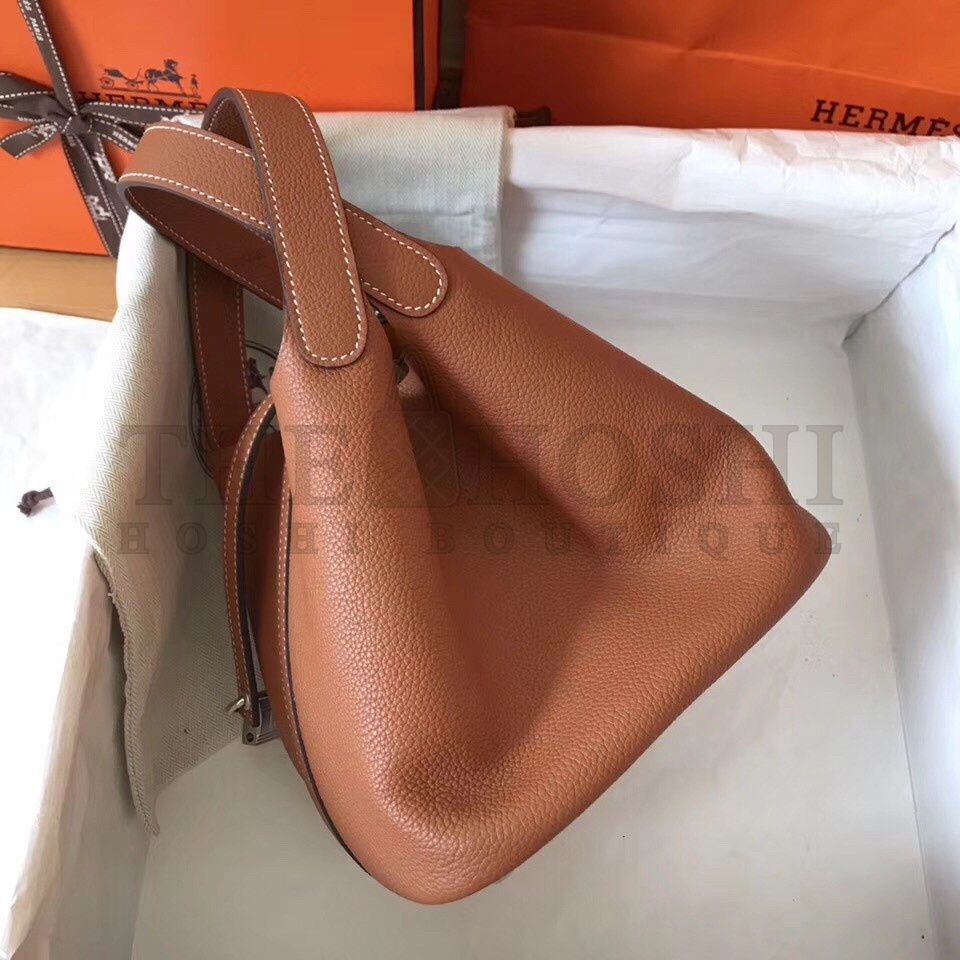 H**me5 Picotin Lock PM 18cm Handmade Bag Master Quality