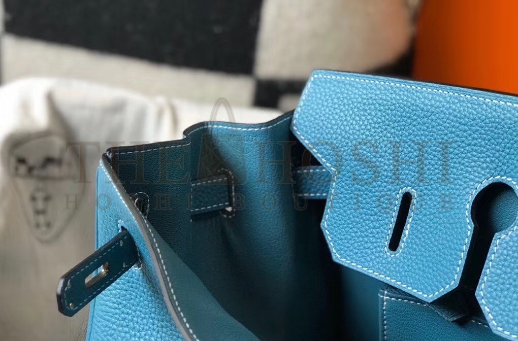 H**me5 Blue Jean Clemence Birkin 30cm Bag Master Quality