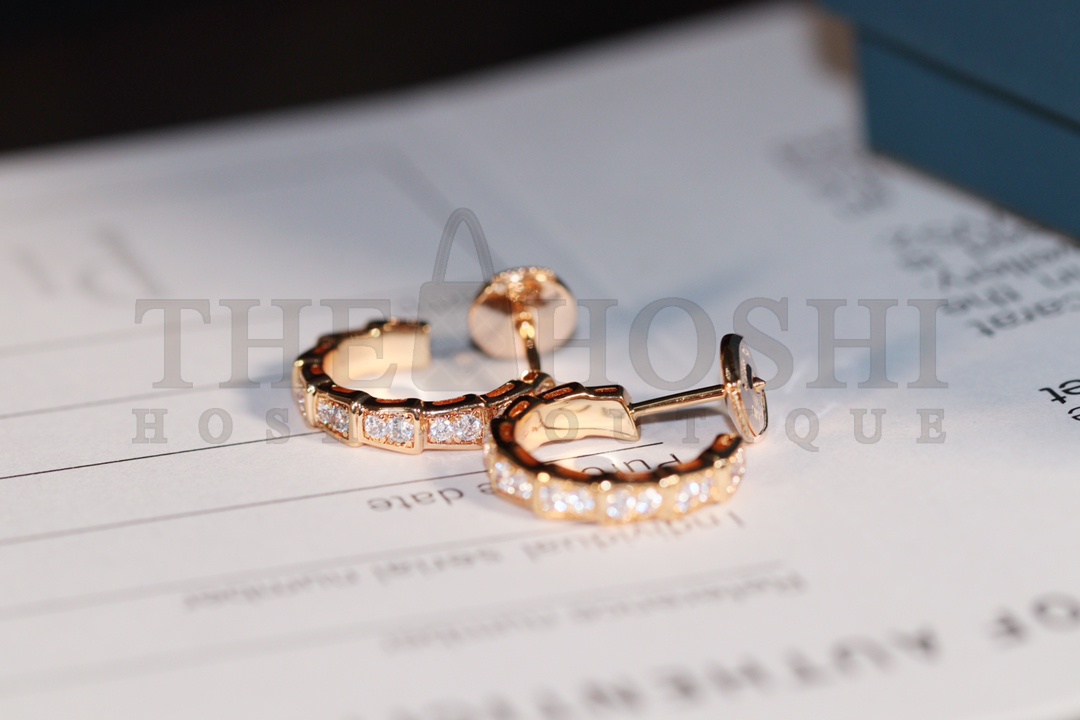 Bv1g*ai SERPENTI VIPER EARRINGS Master Quality