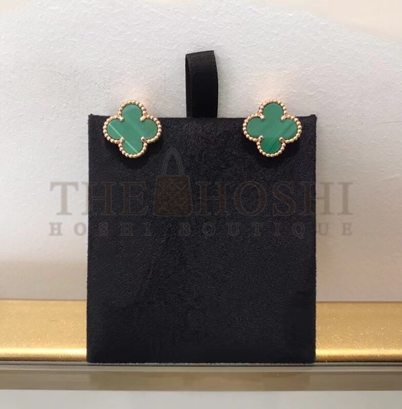 V*n Cl**f Earrings Dupe, Clover Stud Earrings, Vintage Alhambra earrings Dupe Master Quality