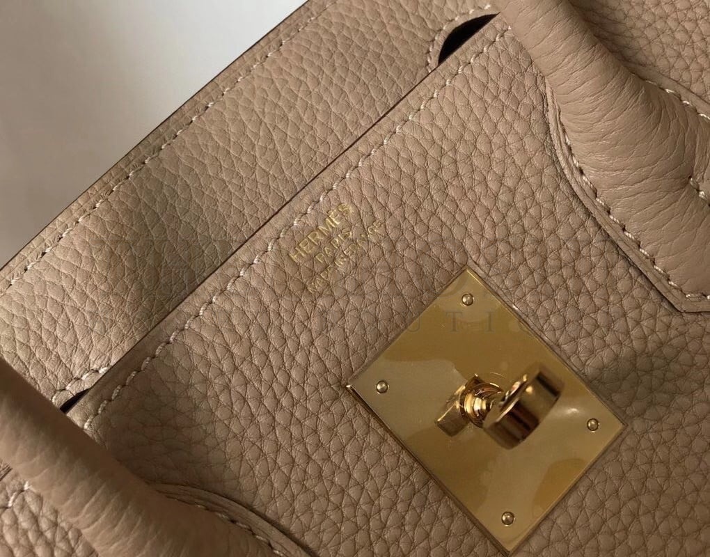 H**me5 Birkin 30 Bag in Trench Clemence Leather with GHW Master Quality
