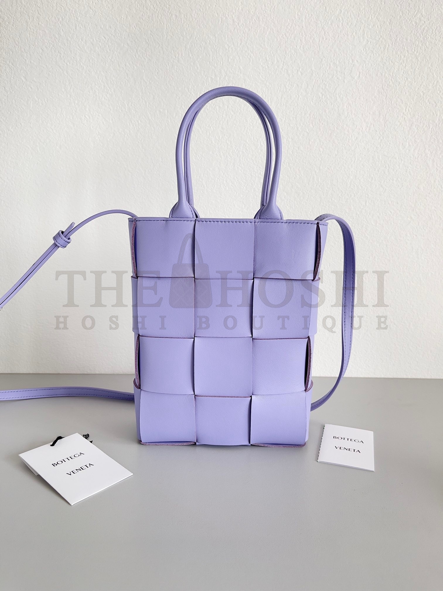 B0tt*ga Ven*ta Mini Cassette Tote Bag In Wisteria Lambskin Master Quality