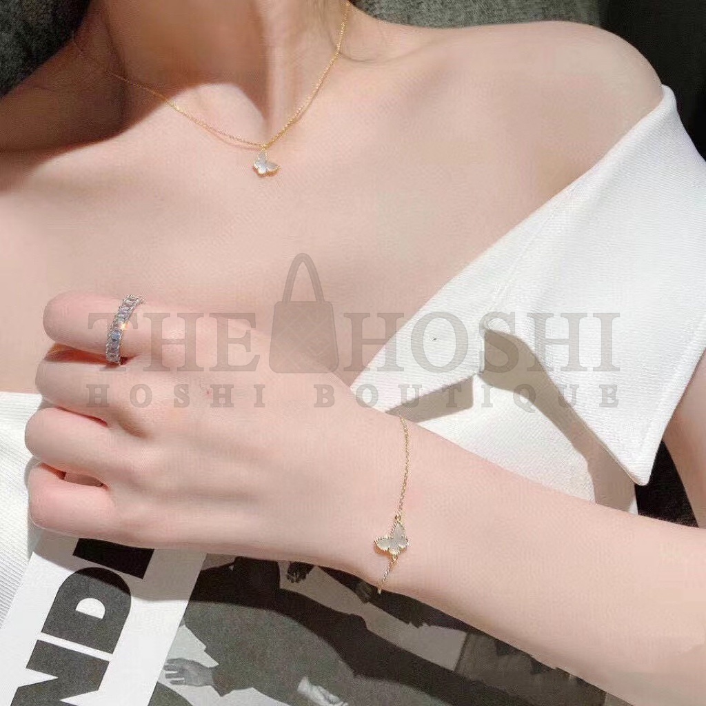 V*n Cl**f & Arpels Butterfly Necklace, Lucky Alhambra butterfly pendant Master Quality