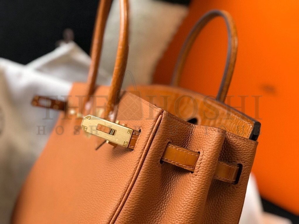 H**me5 Touch Birkin 30cm Limited Edition Gold Bag Master Quality