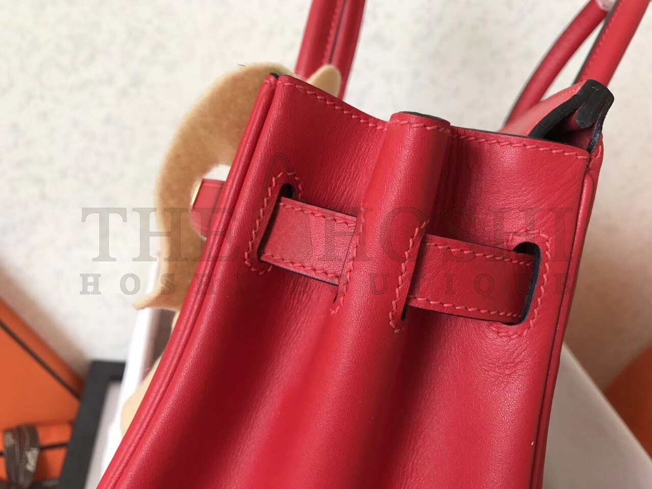 H**me5 Red Birkin 30cm Swift Handmade Bag Master Quality